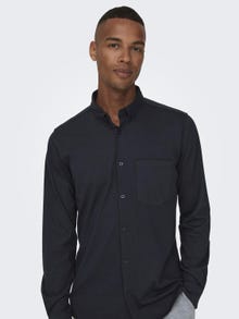 ONLY & SONS Camisas Corte slim Cuello abotonado -Dark Navy - 22027665