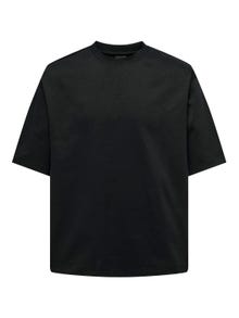 ONLY & SONS Överdimensionerad passform O-ringning T-shirt -Black - 22027787