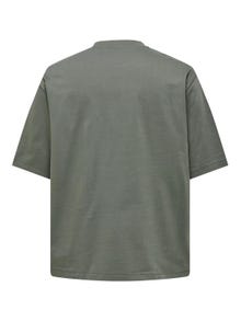 ONLY & SONS O-hals t-shirt  -Castor Gray - 22027787