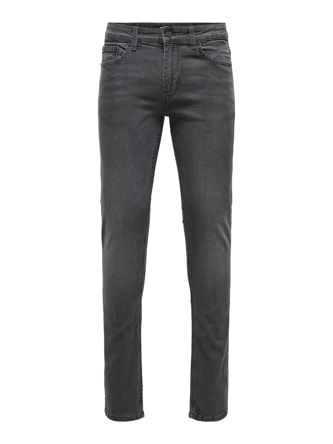 ONLY & SONS ONSLoom Slim Grey Jeans -Grey Denim - 22027842