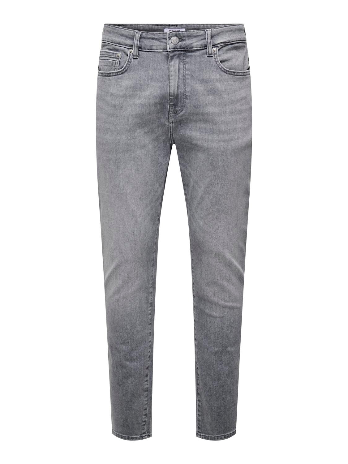 ONLY & SONS ONSRope Slimtape Denim Jeans -Grey Denim - 22027844