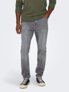 ONLY & SONS ONSRope Slimtape Denim Jeans -Grey Denim - 22027844