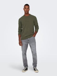 ONLY & SONS ONSRope Slimtape Denim Jeans -Grey Denim - 22027844