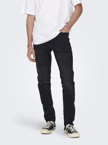 ONLY & SONS ONSRope Slimtape Denim Jeans -Black Denim - 22027844