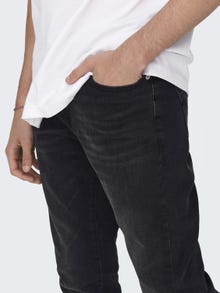 ONLY & SONS ONSRope Slimtape Denim Jeans -Black Denim - 22027844