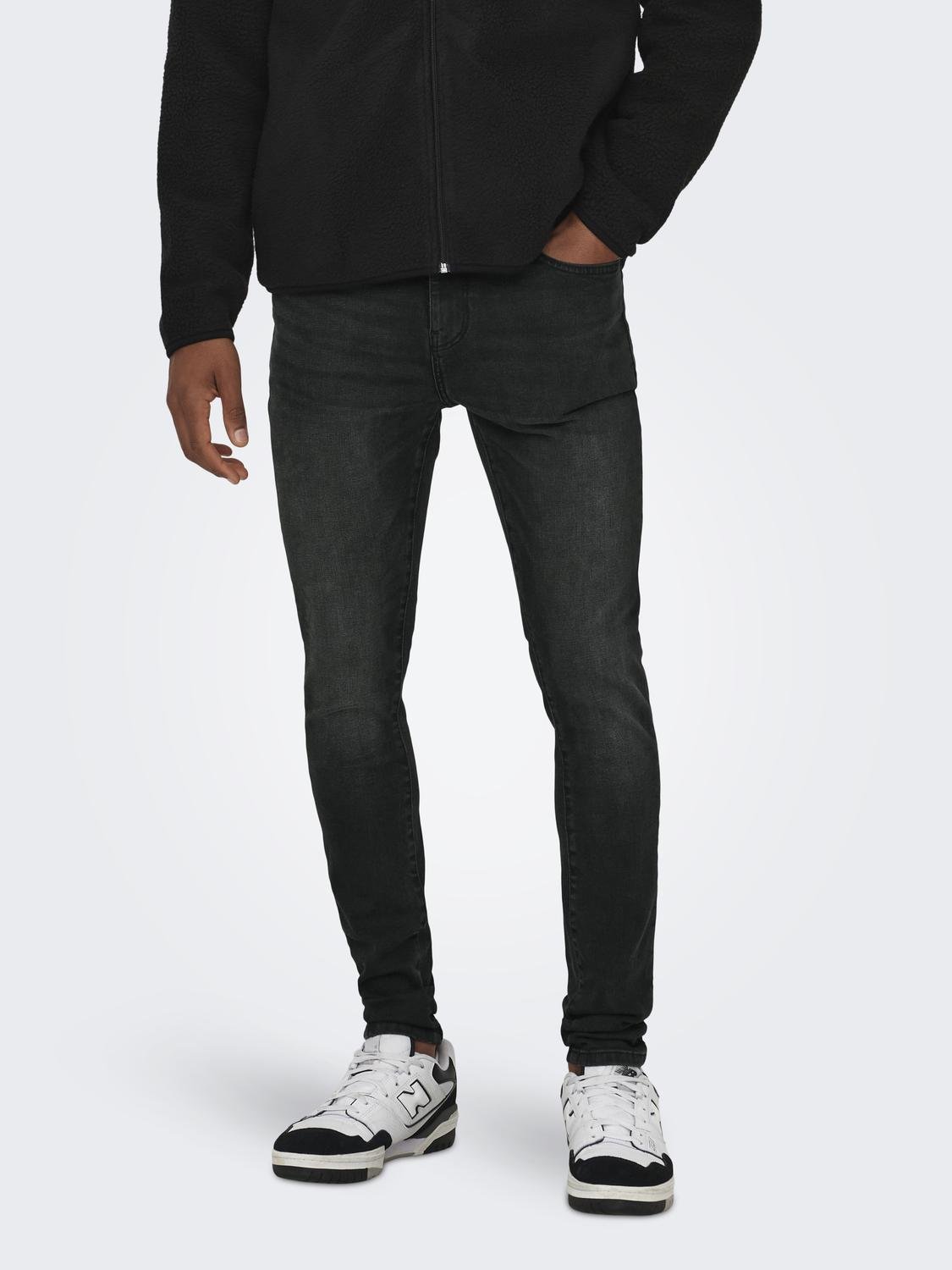 Onsfly Mid Rise Spray On Fit Jeans