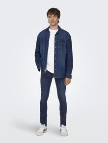 ONLY & SONS ONSWarp Skinny Jeans -Medium Blue Denim - 22027898