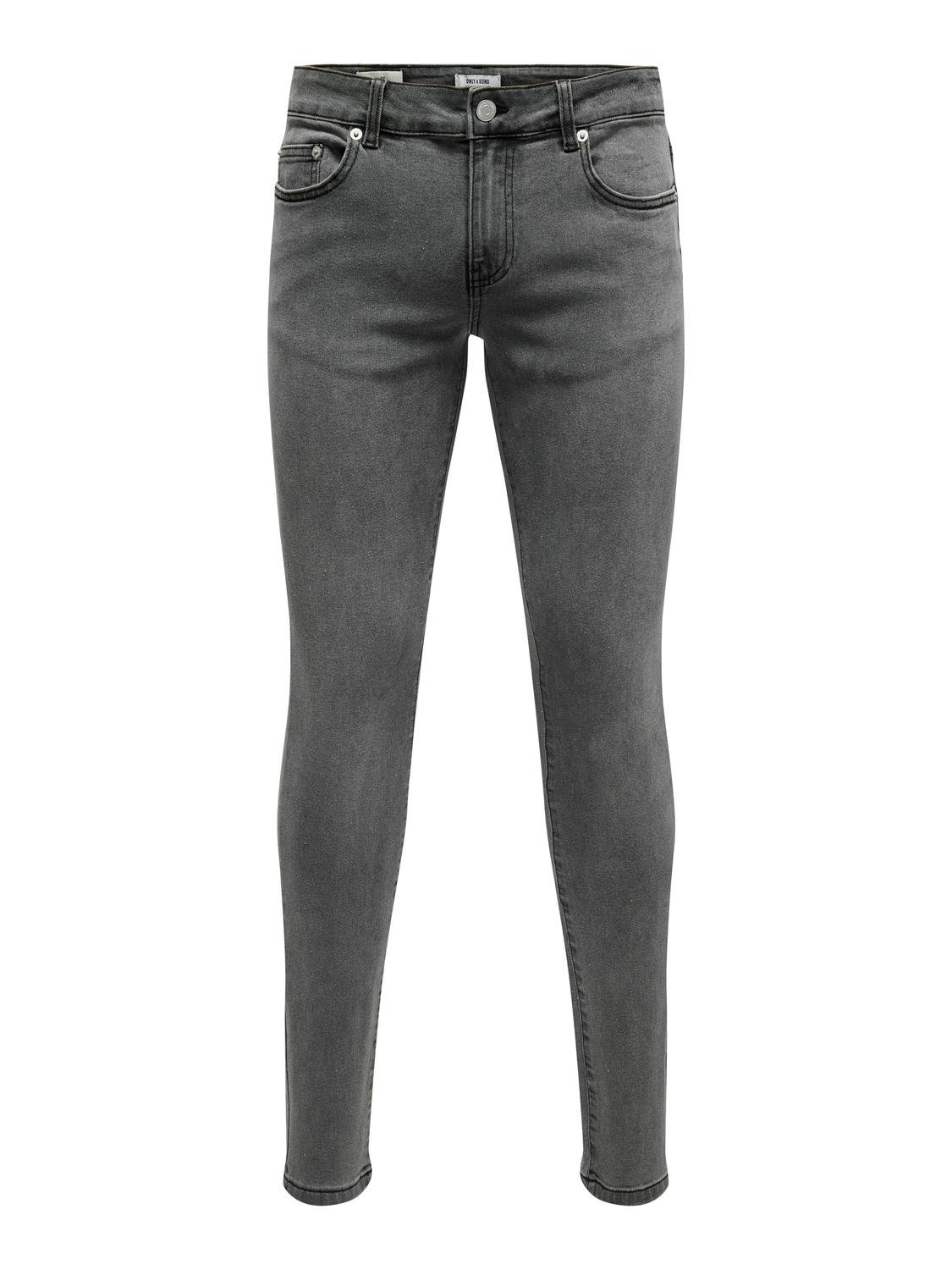 ONLY & SONS ONSWarp Skinny Jeans -Medium Grey Denim - 22027898