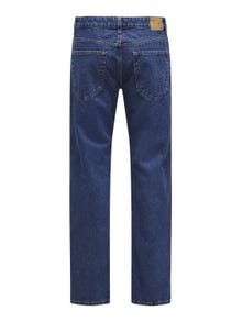 ONLY & SONS ONSEdge Straight Jeans -Medium Blue Denim - 22027901