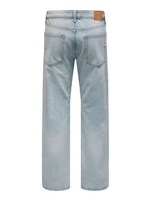 ONLY & SONS ONSEdge Straight Jeans -Light Blue Denim - 22027901