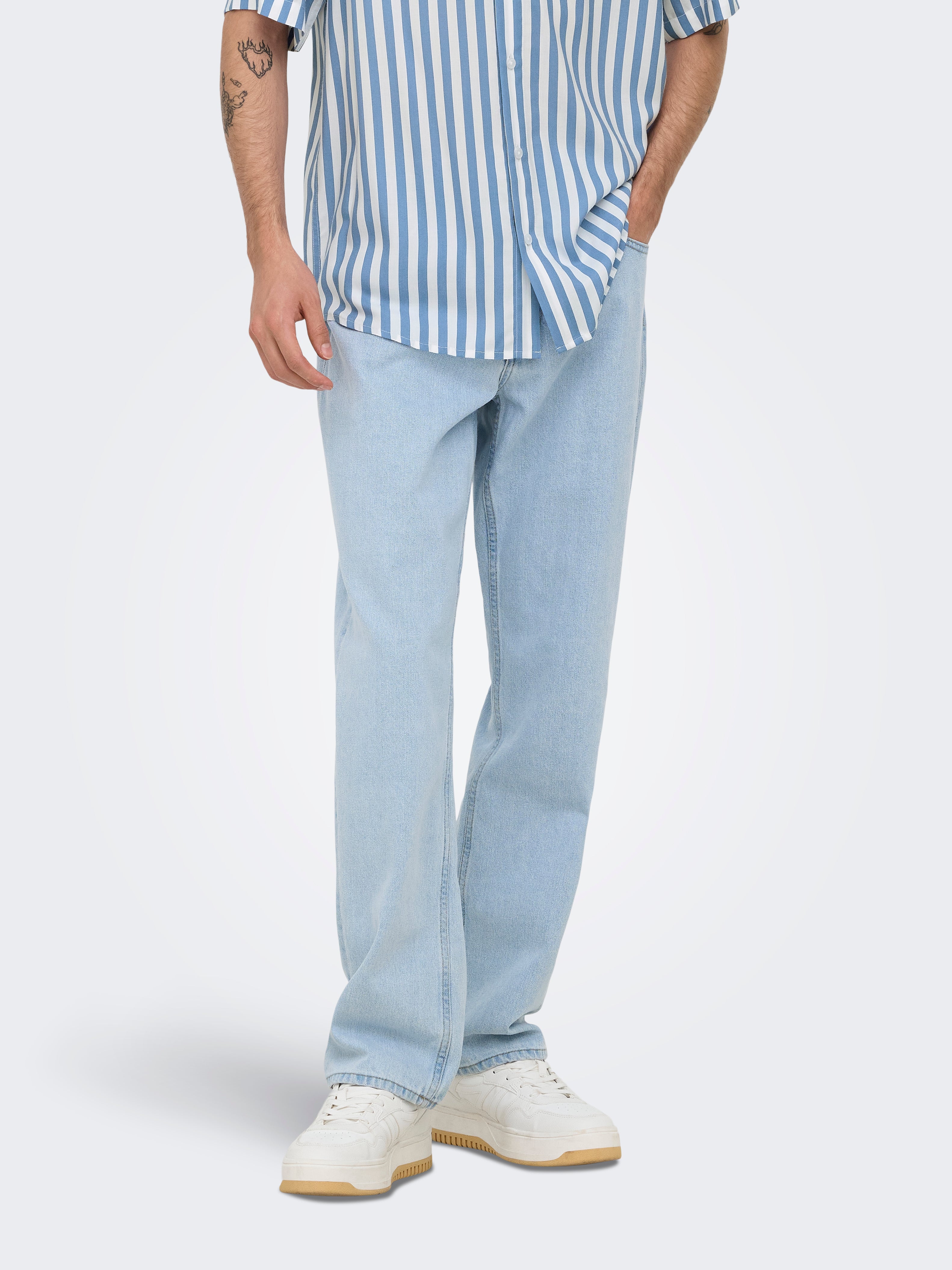 Onsedge Mid Rise Gerade Geschnitten Jeans