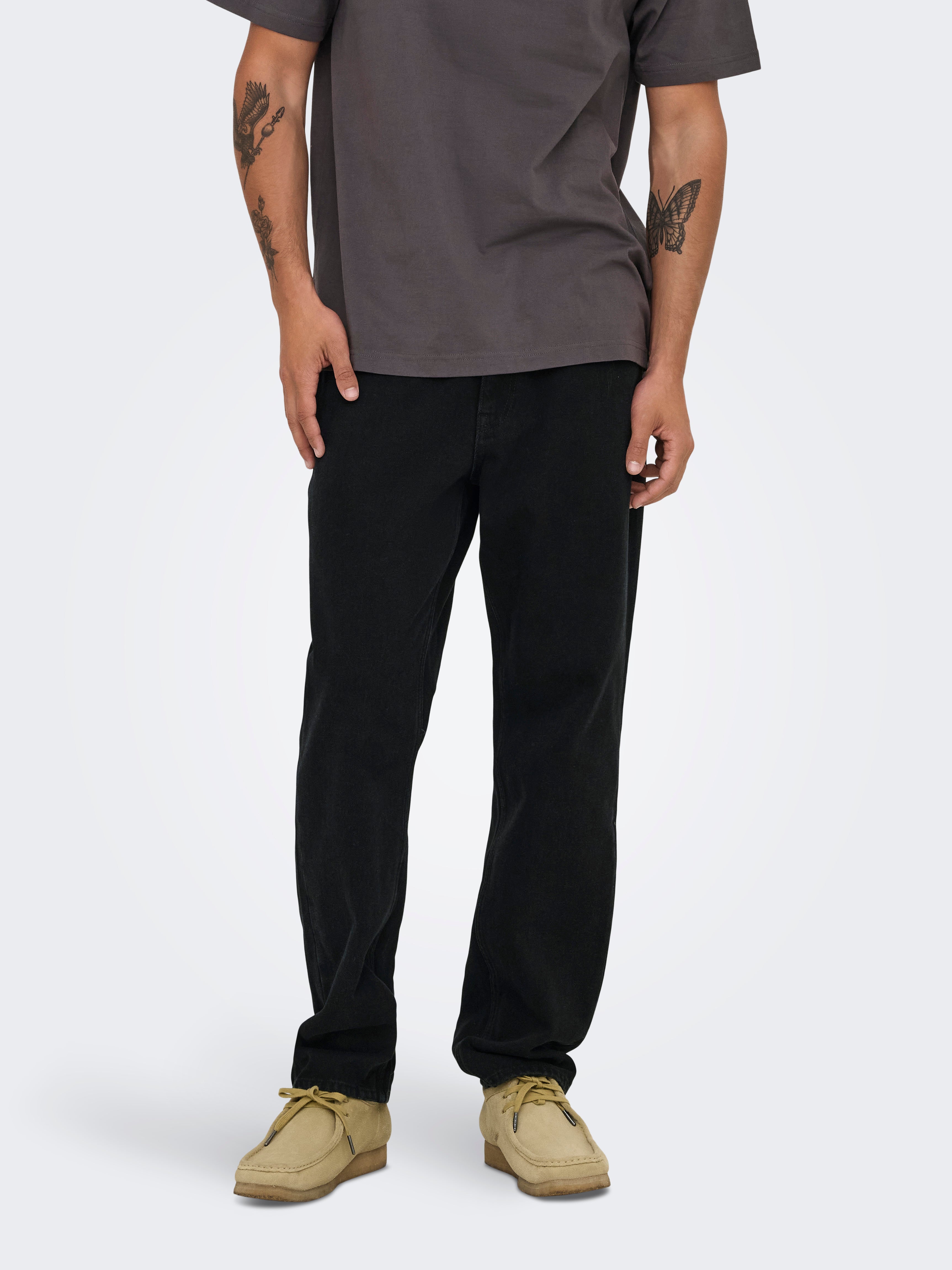 Onsedge Mid Rise Gerade Geschnitten Jeans