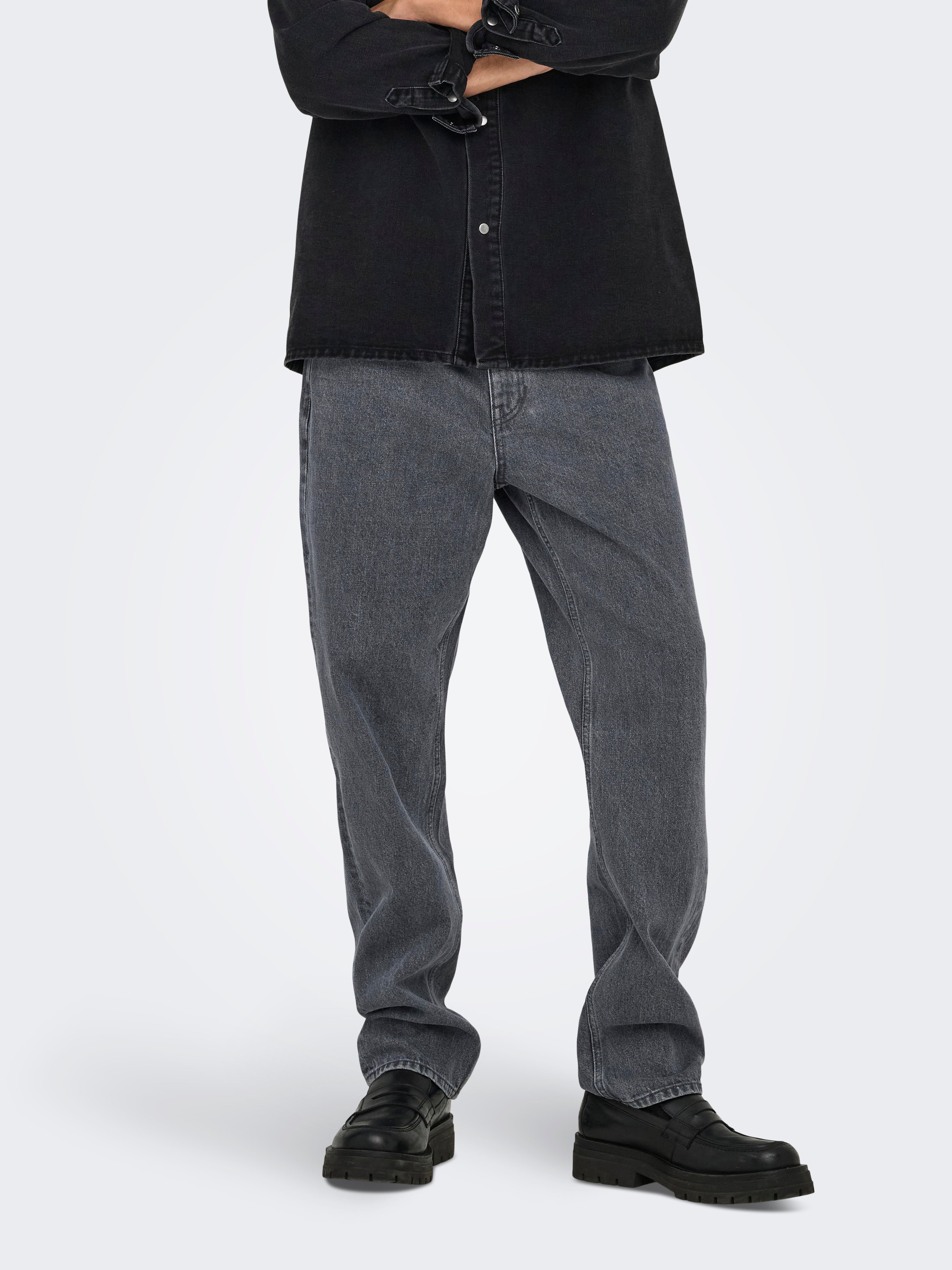 Onsedge Mid Rise Gerade Geschnitten Jeans