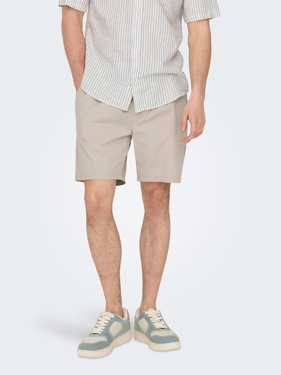 Onstel Normal Geschnitten Shorts