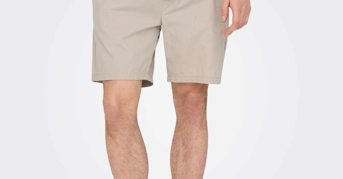 Shorts De Verano ONLY & SONS Onstel Savier Waffle | Corte Normal Para Hombre, Color Laurel Oak, Talla L