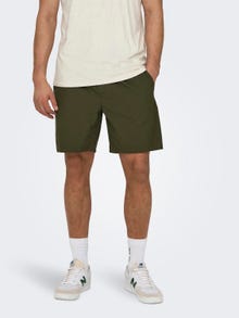 ONLY & SONS Normal geschnitten Shorts -Olive Night - 22027949