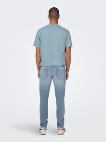 ONLY & SONS ONSLoom Slim Jeans -Light Blue Denim - 22027992