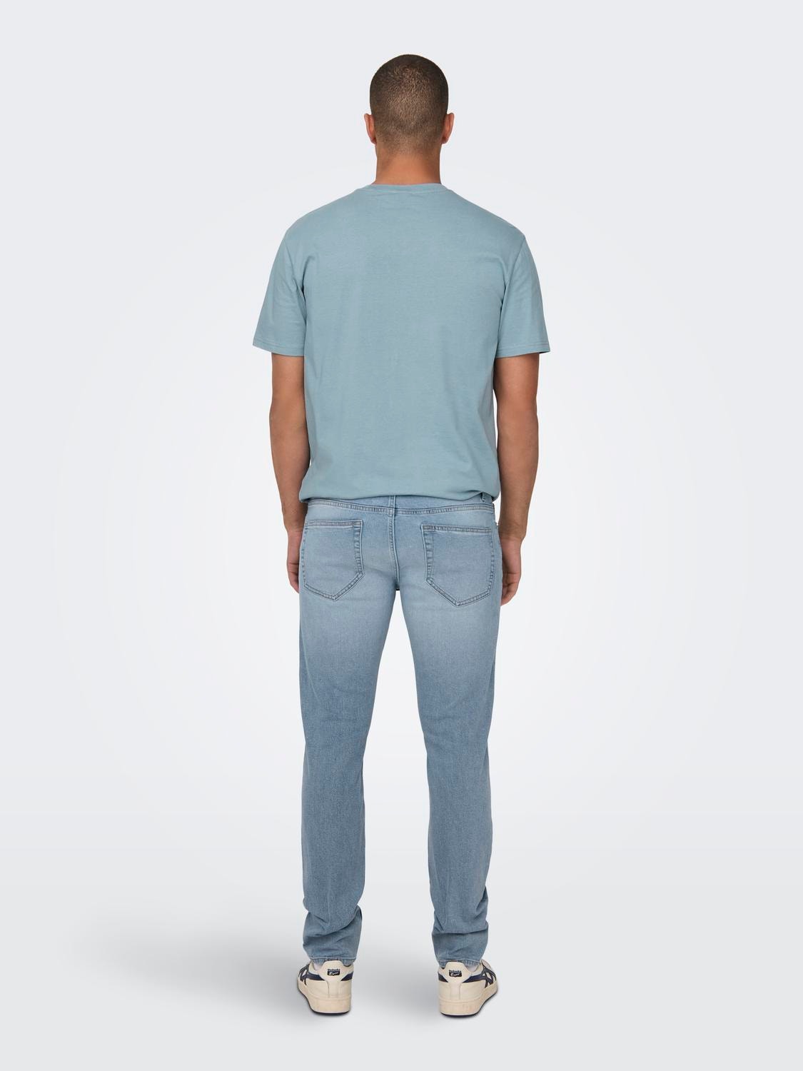 ONLY & SONS ONSLoom Slim Jeans -Light Blue Denim - 22027992