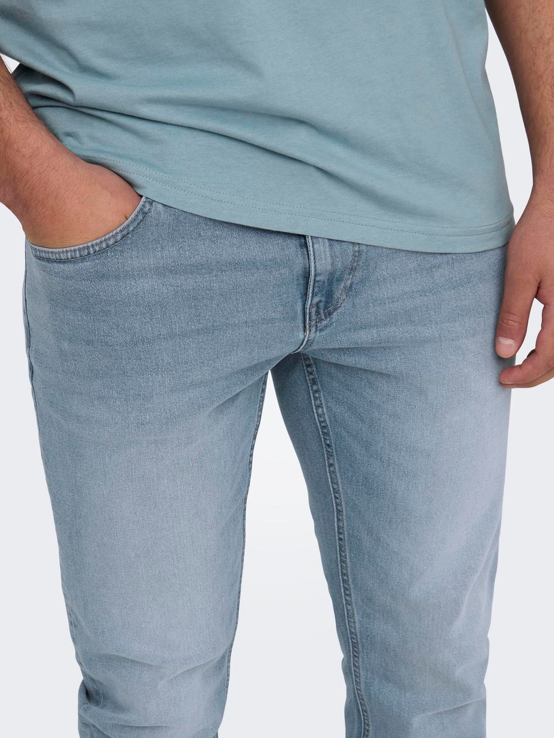 ONLY & SONS ONSLoom Slim Jeans -Light Blue Denim - 22027992