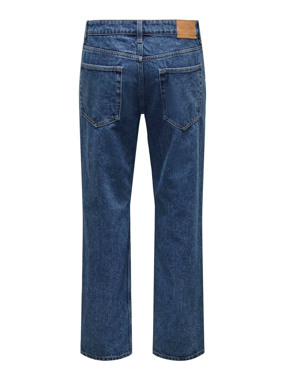 Thumbnail - Onsedge Mittlere Taille Gerade Geschnitten Jeans