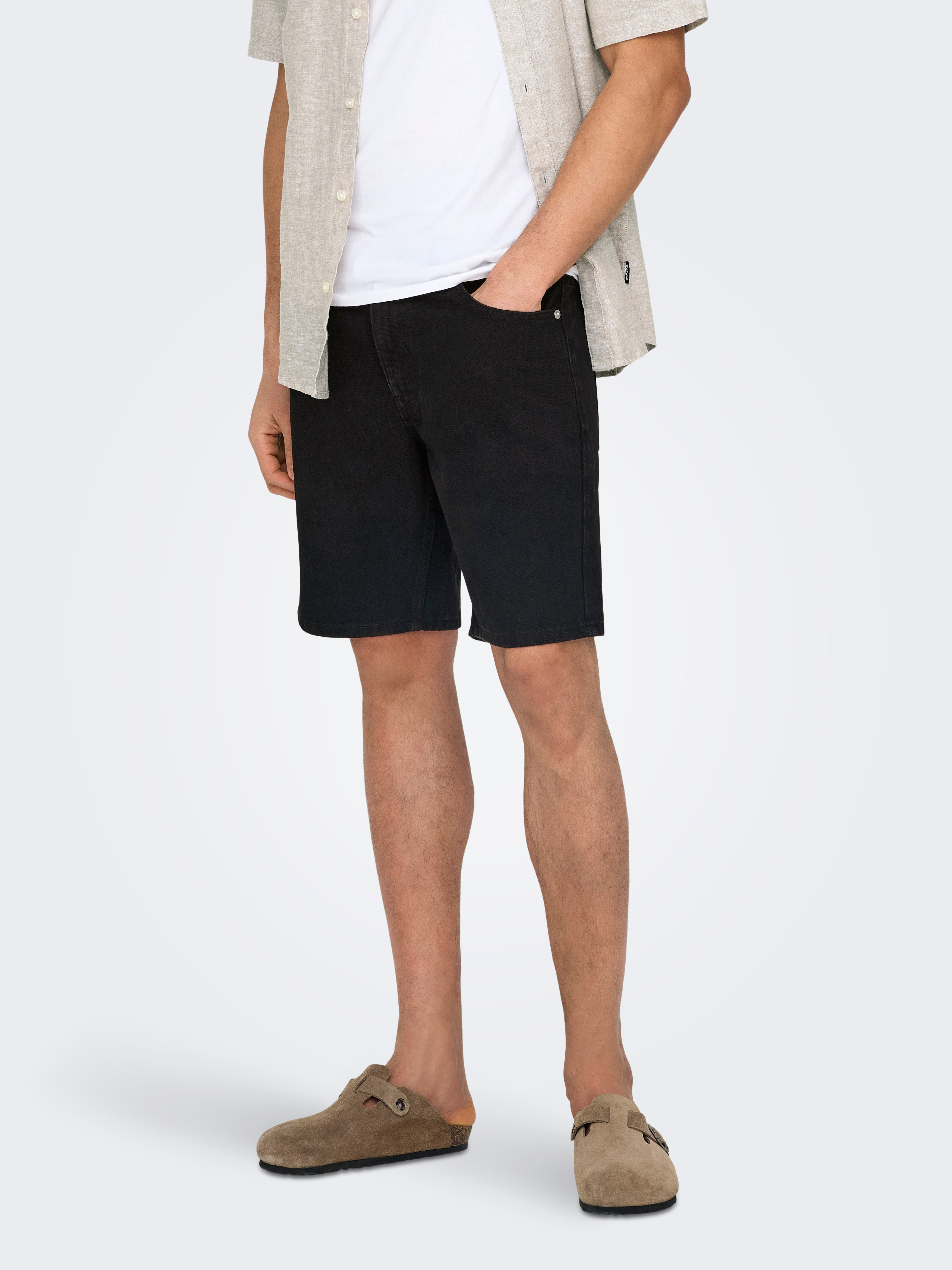 Onsedge Mittlere Taille Normal Geschnitten Shorts