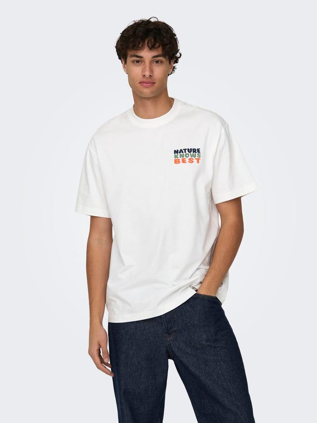 ONLY & SONS O-hals t-shirt - 22028163