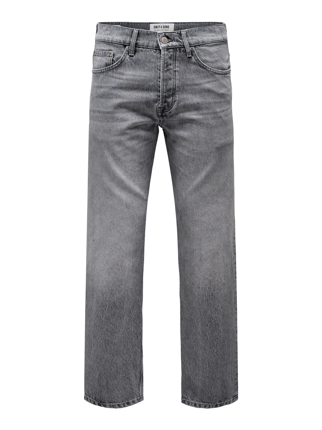 ONLY & SONS Sirge lõige Keskmine värvel Teksad -Medium Grey Denim - 22028202