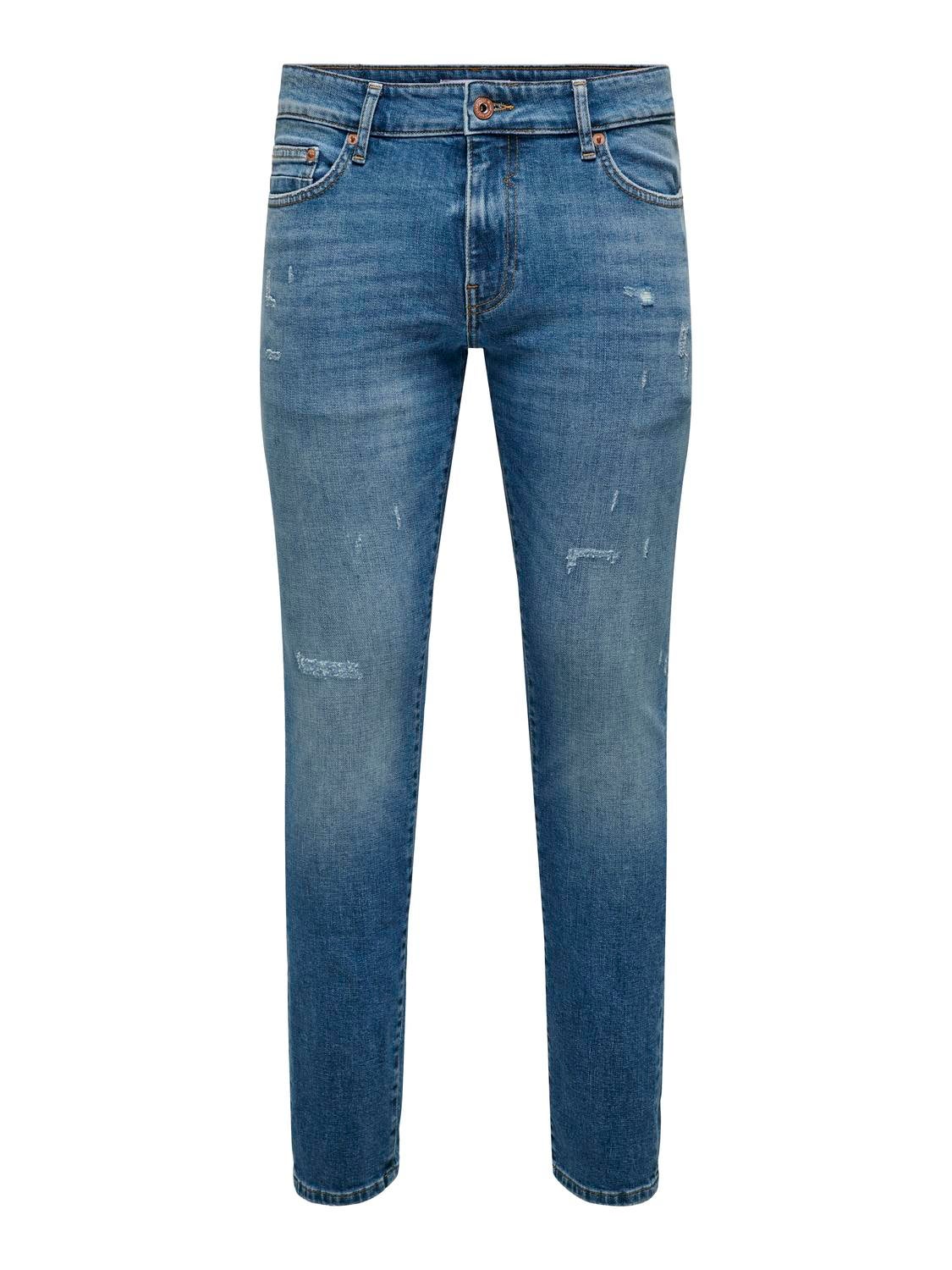 Onsloom Niedrige Taille Slim Fit Jeans