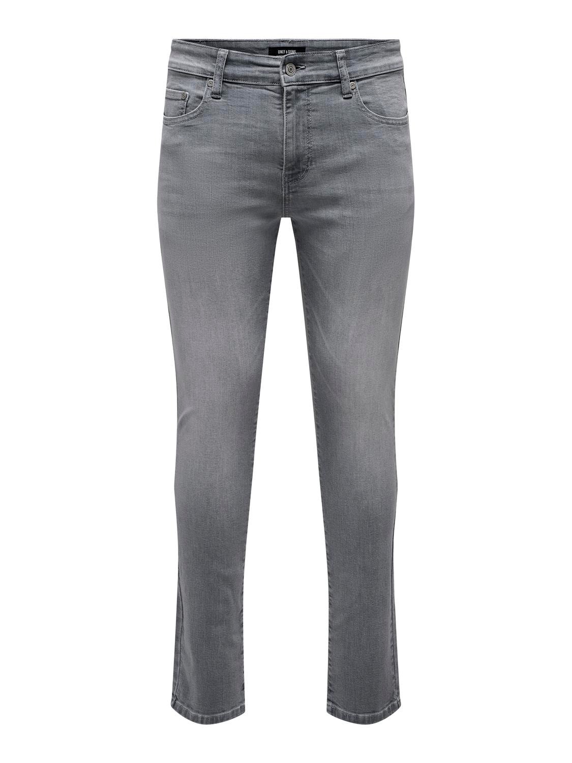 ONLY & SONS ONSLoom Slim Jeans -Light Grey Denim - 22028265