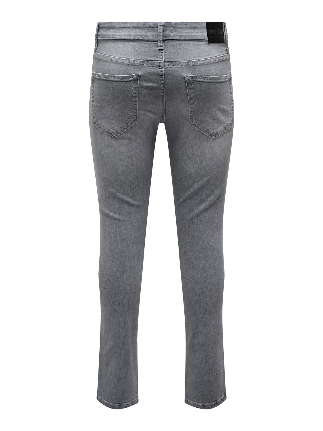 ONLY & SONS ONSLoom Slim Jeans -Light Grey Denim - 22028265