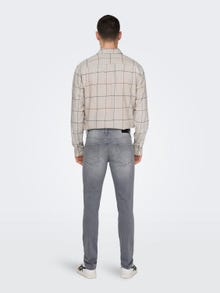 ONLY & SONS ONSLoom Slim Jeans -Light Grey Denim - 22028265