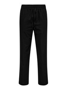 ONLY & SONS Pantalons Loose Fit Taille moyenne -Black - 22028267
