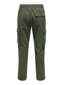 ONLY & SONS ONSLINUS Tapered Fit Cargo trousers -Olive Night - 22028268