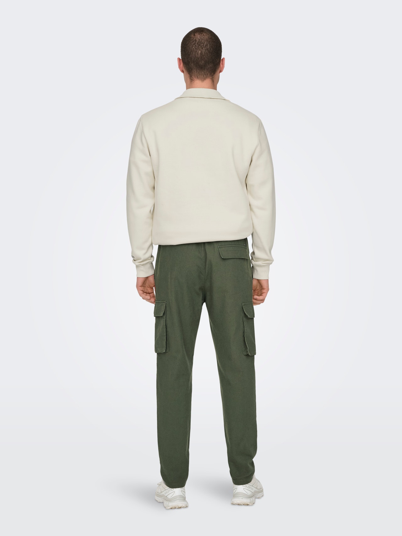 ONLY & SONS ONSLINUS Tapered Fit Cargo trousers -Olive Night - 22028268