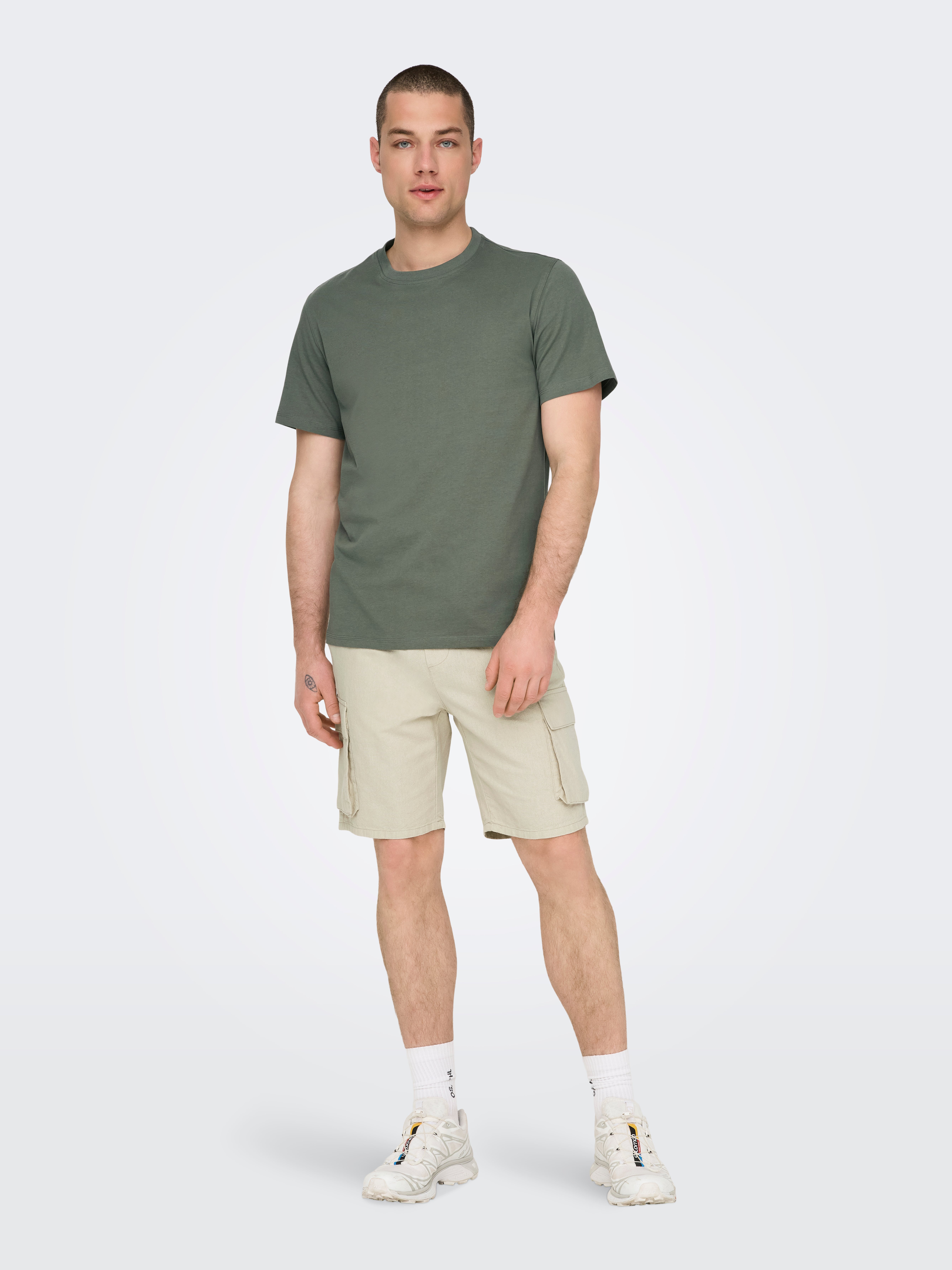 ONSSINUS Corte loose Shorts estilo cargo