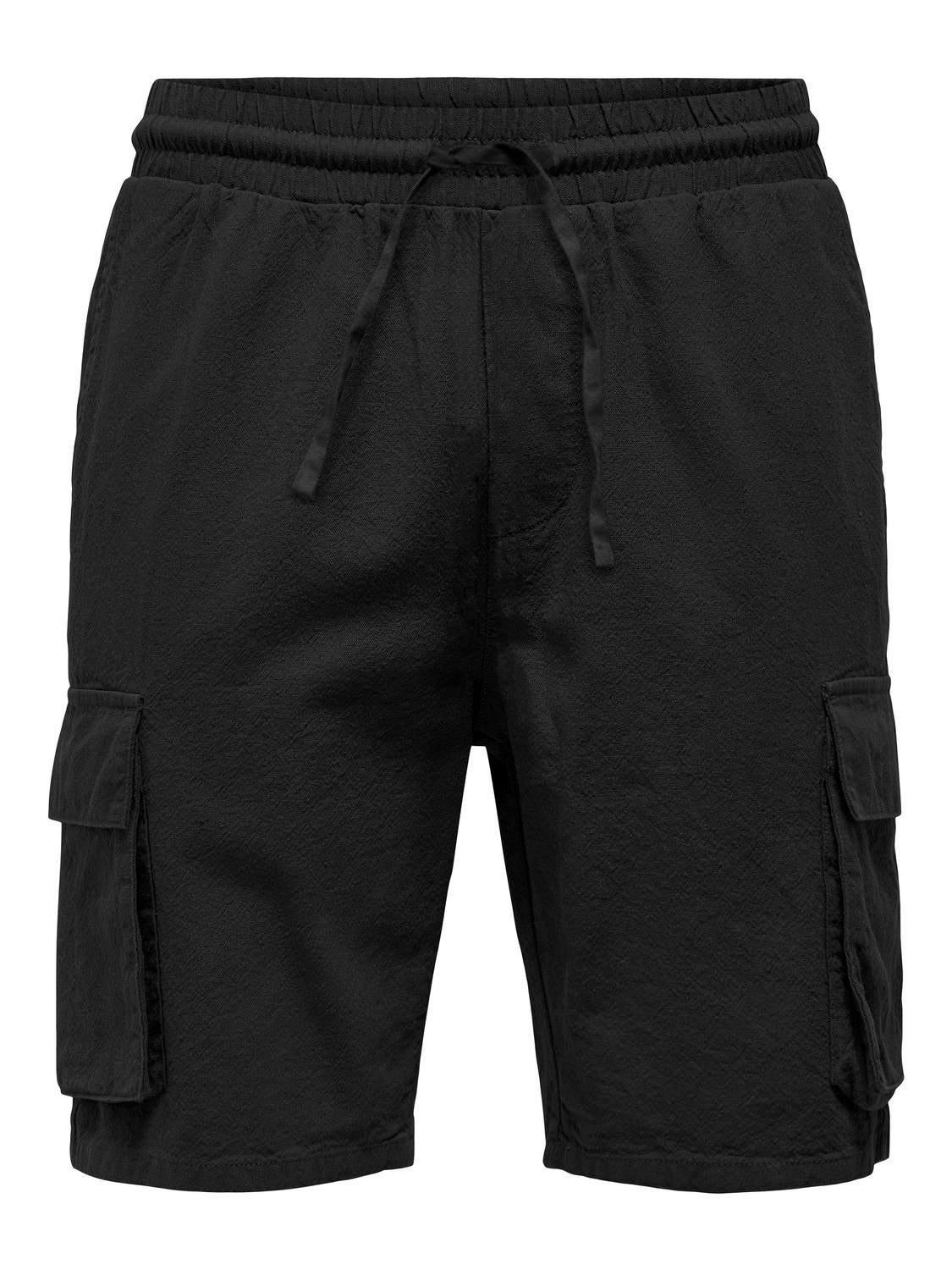 Thumbnail - Onssinus Locker Geschnitten Cargoshorts