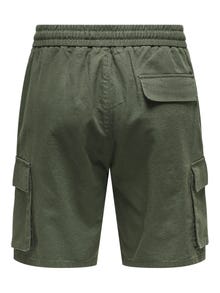 ONLY & SONS Lös passform Cargoshorts -Olive Night - 22028269