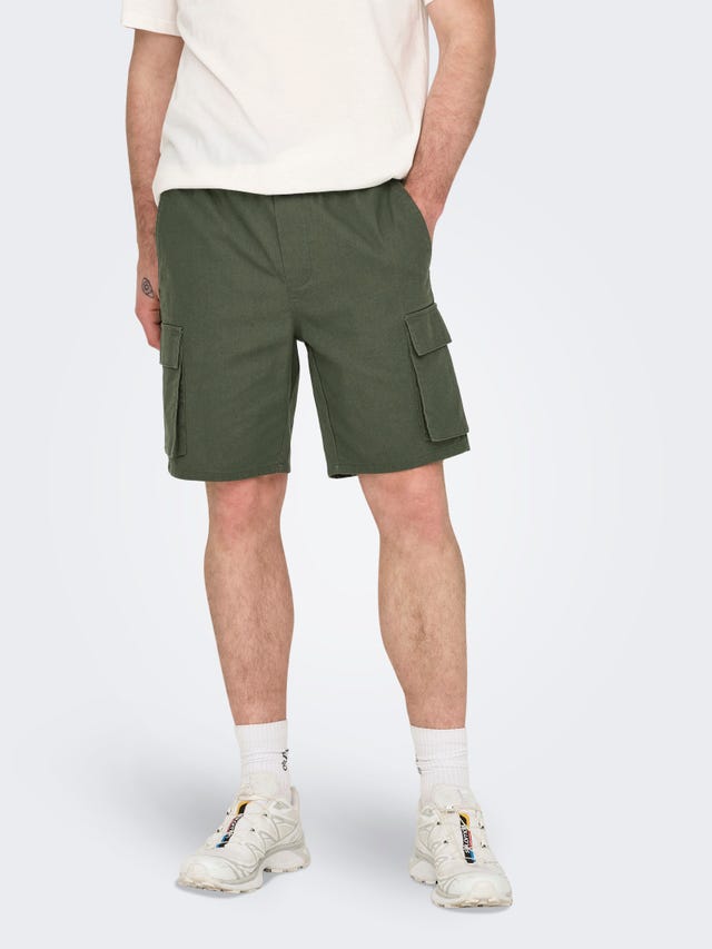 ONLY & SONS Locker geschnitten Cargoshorts - 22028269