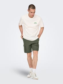 ONLY & SONS Loose fit Cargoshorts -Olive Night - 22028269