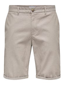 ONLY & SONS ONSPETER Regular Fit Shorts -Fallen Rock - 22028336