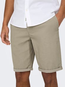 ONLY & SONS ONSPETER Regular Fit Shorts -Fallen Rock - 22028336