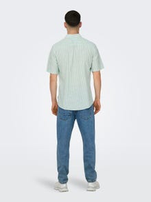 ONLY & SONS Slim Fit Skjortekrage Skjorte -Greenbriar - 22028416