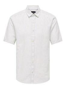 ONLY & SONS Chemises Slim Fit Col chemise -Chinchilla - 22028416