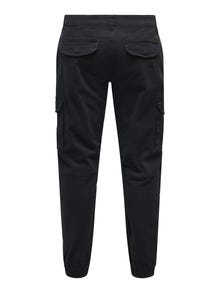 ONLY & SONS Tapered Fit Trousers -Black - 22028434