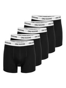 ONLY & SONS 5-pack trunks -Black - 22028439