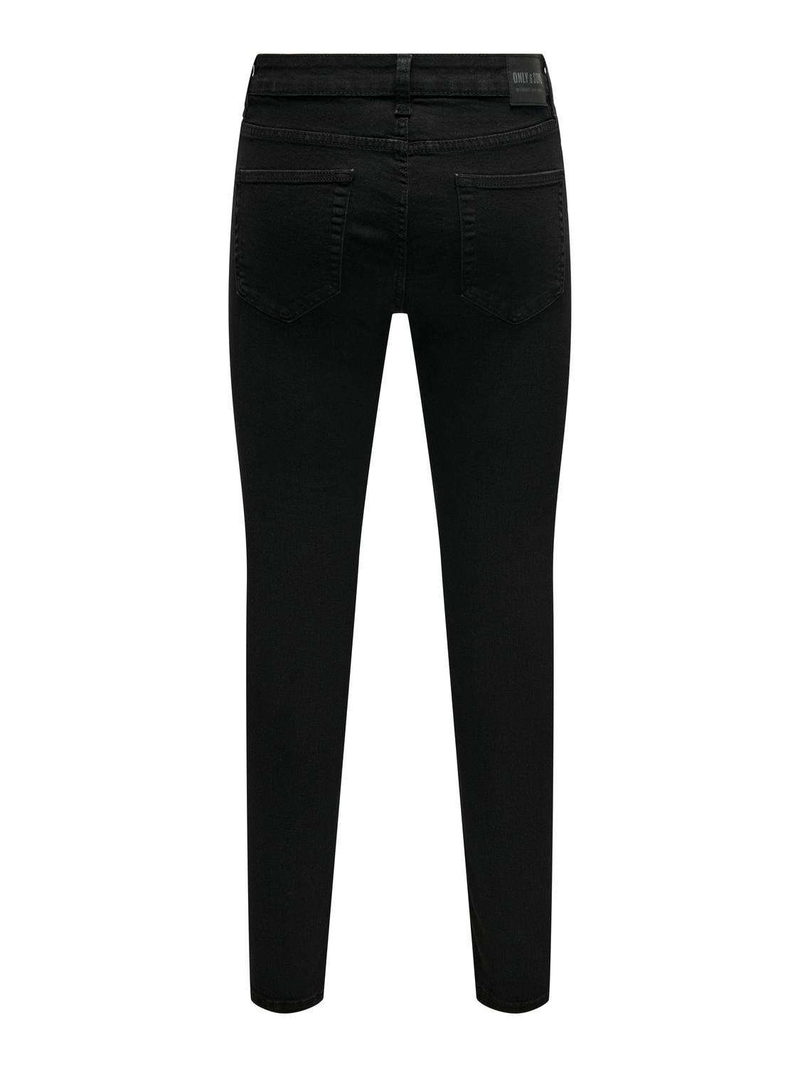 ONLY & SONS ONSFly Skinny Denim Jeans -Black Denim - 22028610