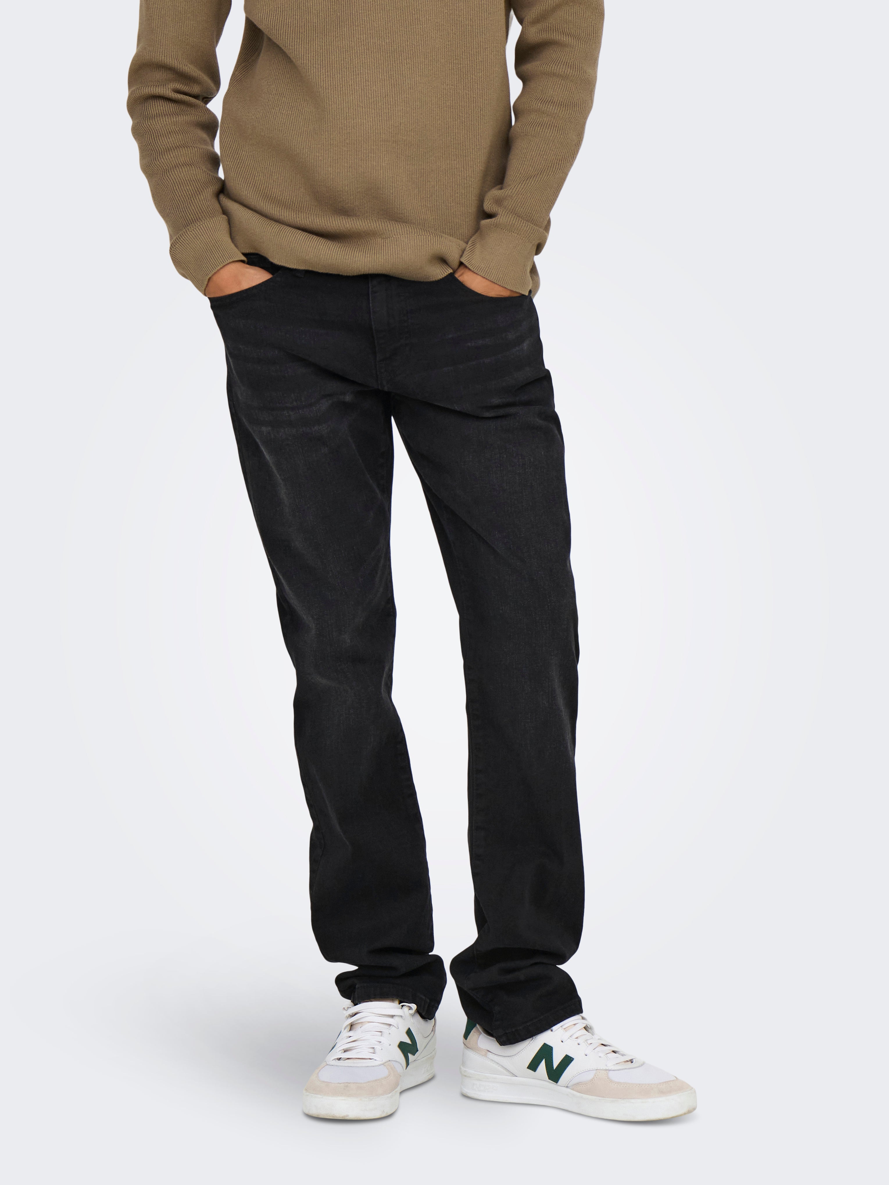 Thumbnail - Onsweft Mittlere Taille Slim Fit Jeans