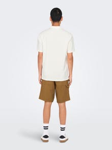 ONLY & SONS ONSKIAN Polo -Cloud Dancer - 22028694