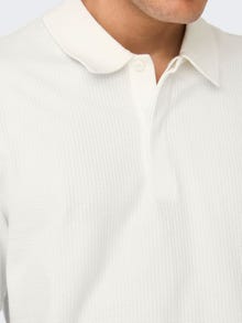 ONLY & SONS ONSKIAN Polo -Cloud Dancer - 22028694