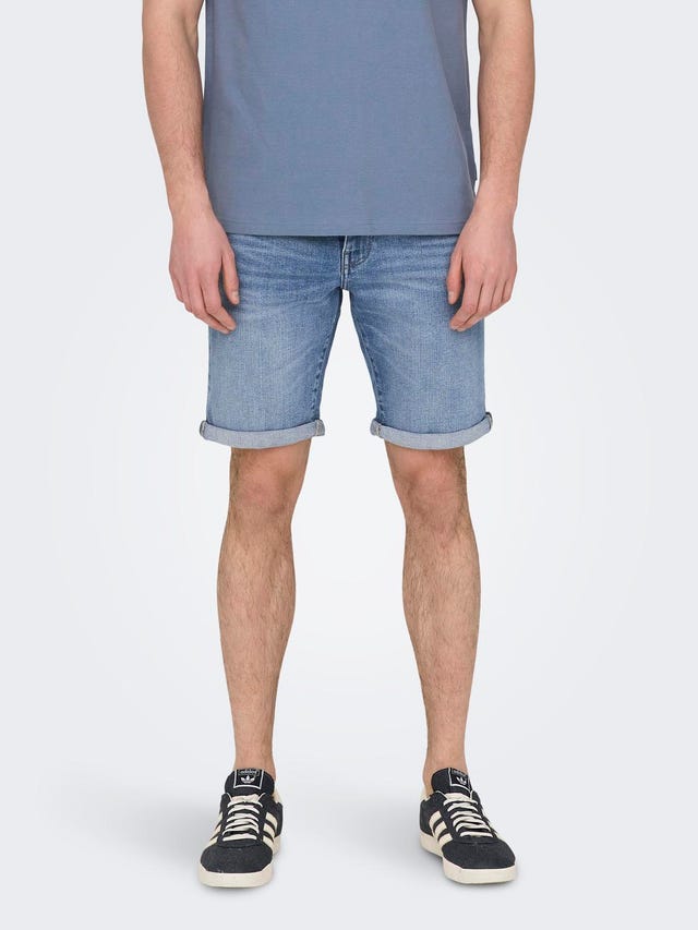 ONLY & SONS Regular Fit Middels høy midje Shorts - 22028772